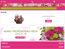 Tablet Screenshot of carriagehousefloralandgifts.com